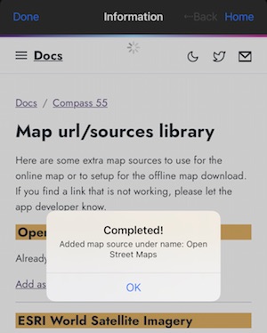 URL library menu