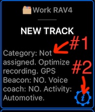 menu, new track, category