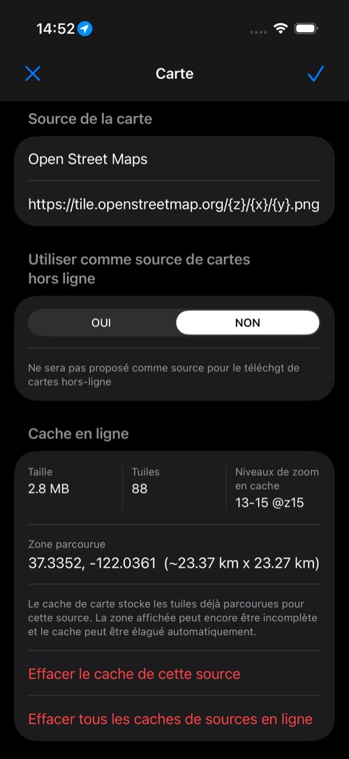 Editeur de source de carte en ligne