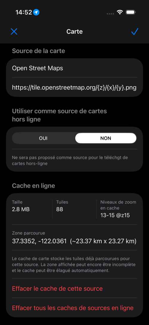 Éditeur de source de carte en ligne