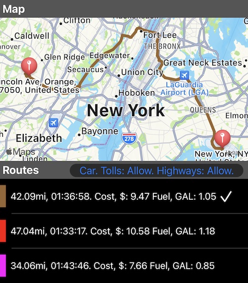 mileage-calculator-selected-route