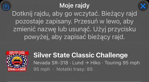 Moje rajdy z nowo zapisaną książką