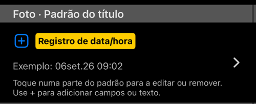 A seção Padrão de título: a linha do padrão, um Sample ao vivo e a dica