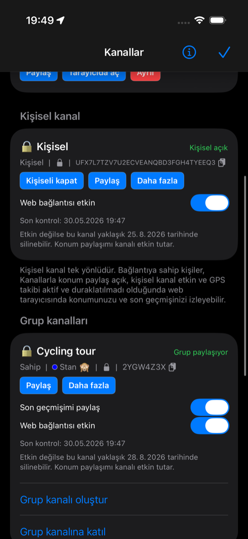 Kişisel kanal
