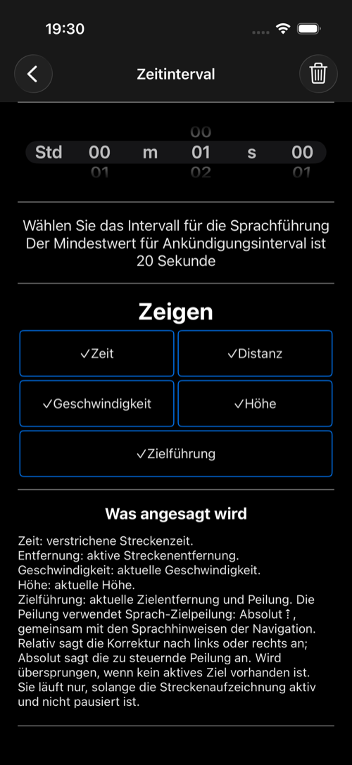Zeitintervall-Auslöser