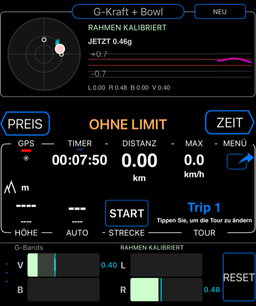 G-Kraft-Panels Modus