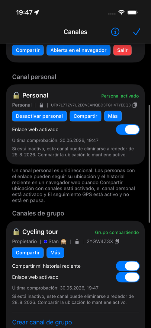 Canal personal