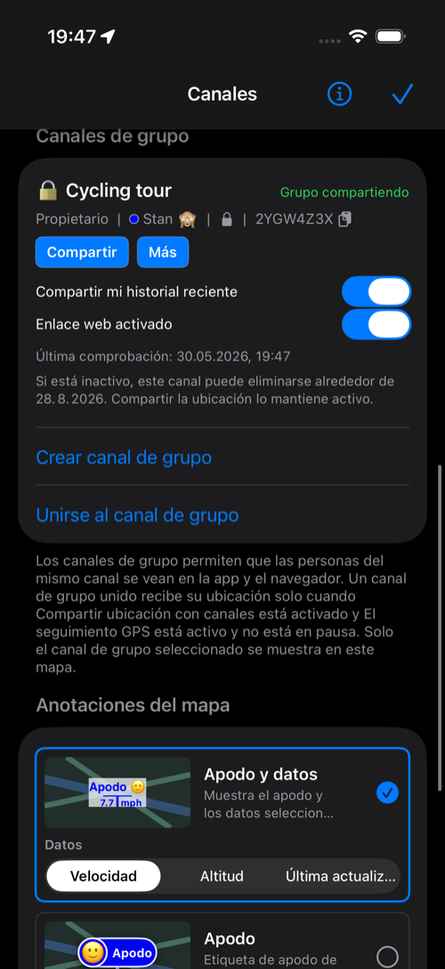 Canal de grupo