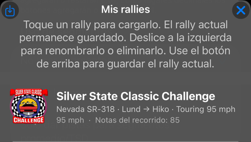 Mis rallies con el libro recién guardado