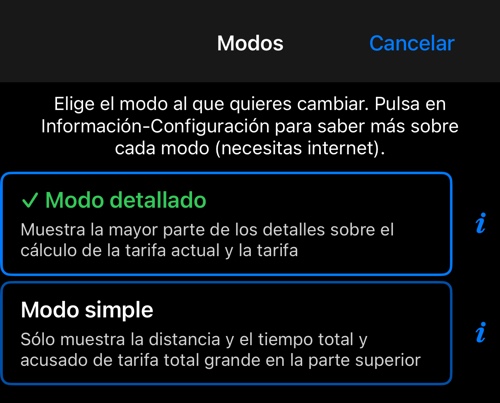 El selector de modos, con este seleccionado