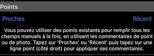 réutiliser des points pour les commentaires