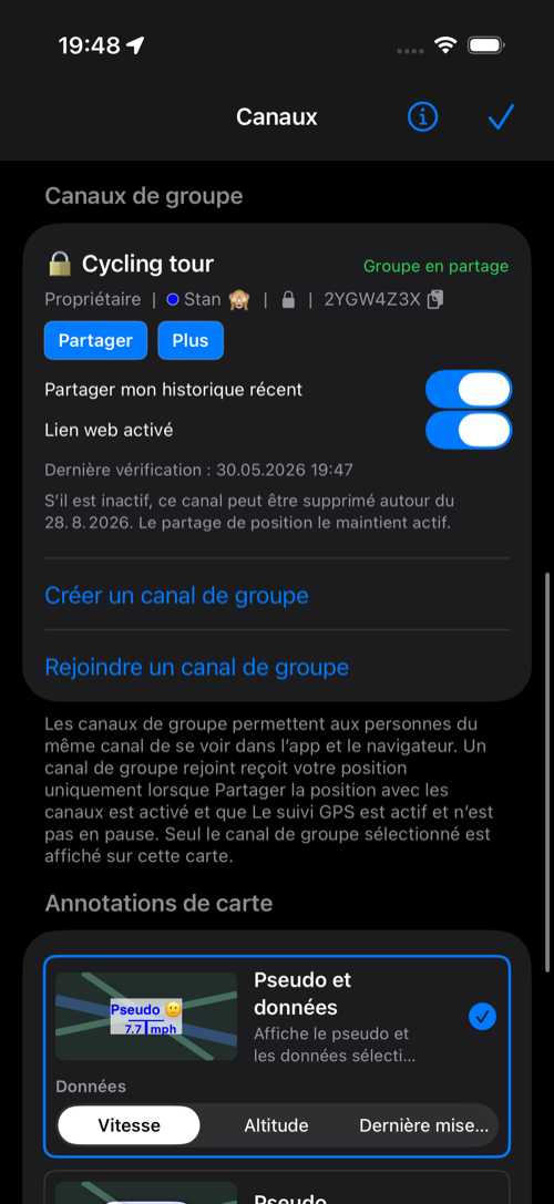 Canal de groupe