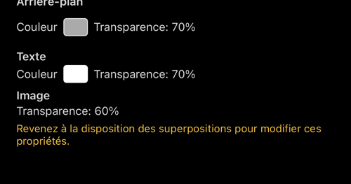 La ligne qui renvoie à la disposition des calques
