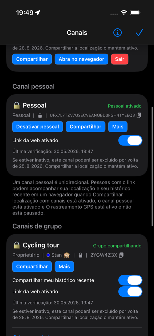 Canal pessoal