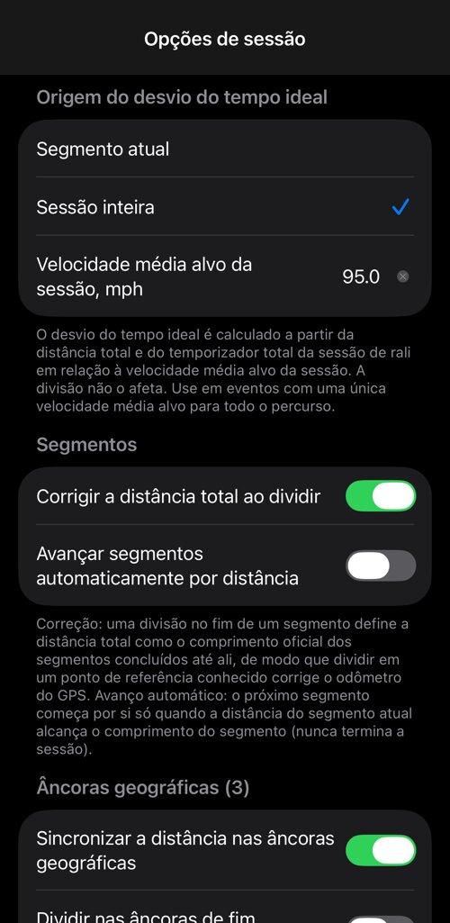 Opções de sessão: origem do tempo fora do perfeito, comportamento dos segmentos e âncoras geográficas