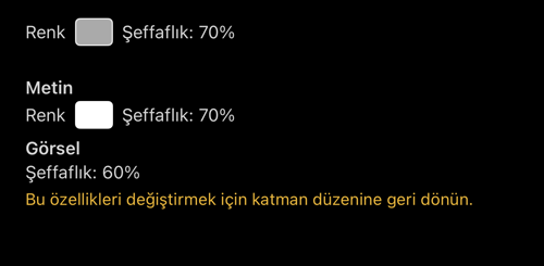 Katman düzenine yönlendiren satır