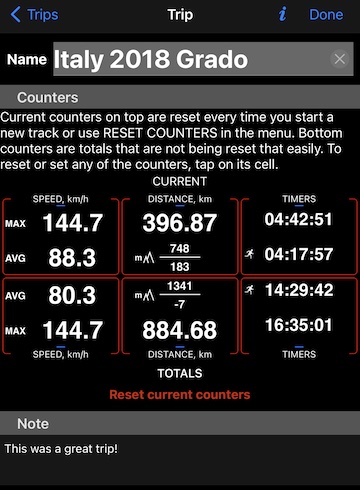 yeni seyahat düzenleyici ekranı